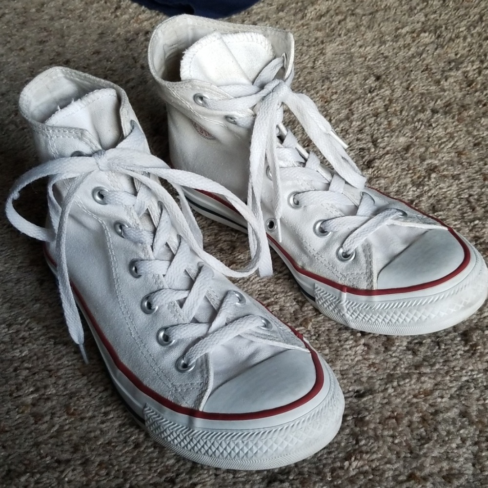 White High Top Converse